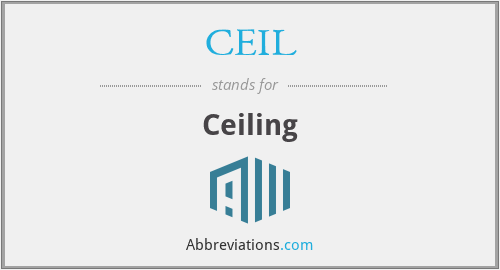 What Is The Abbreviation For Ceiling