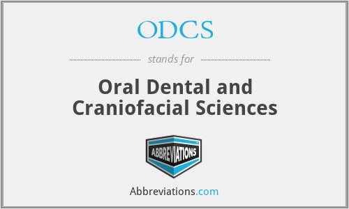 odcs-oral-dental-and-craniofacial-sciences