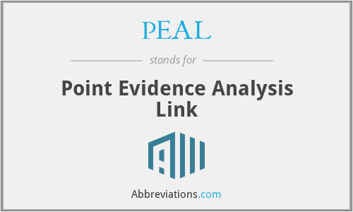 Point Evidence Analysis Link