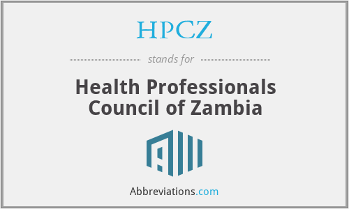 HPCZ - Health Professionals Council of Zambia