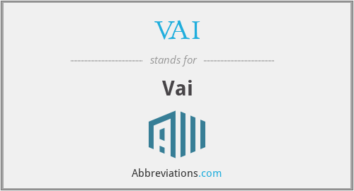 What Does VAI Stand For 