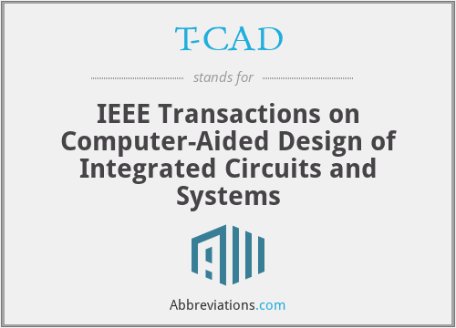 What is the abbreviation for ieee transactions on computer-aided design ...